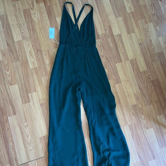 NWT Reformation Petite Sofi Jumpsuit - Emerald - Picture 14 of 15